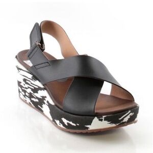 Clarks | Stasha Hale Wedge Slingback Strap, Size 7.5, NWT